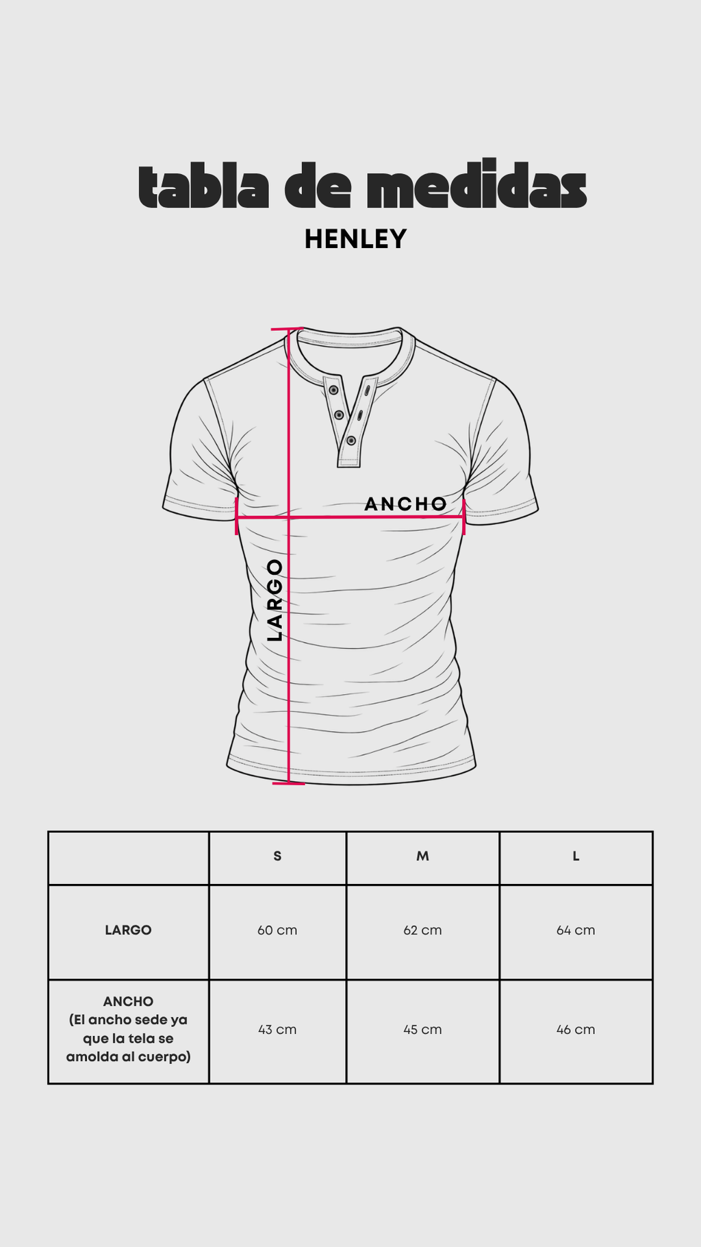 Henley Manga Corta